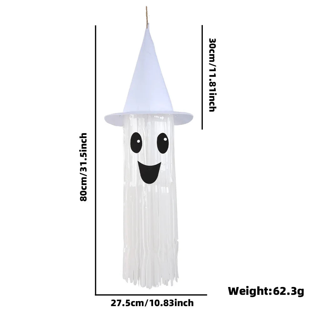 White light-up tassel ghost dimensions