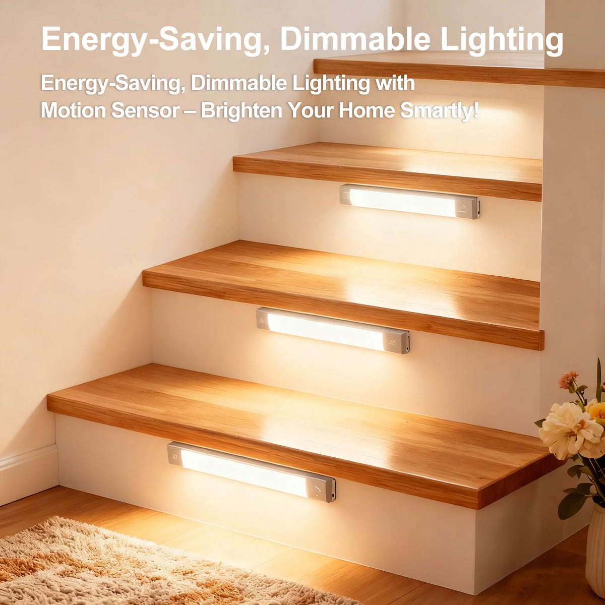✨ Under-Cabinet Lighting - Sensor-Activated & Dimmable LED Light