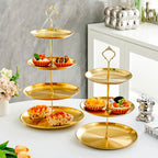 🍰 Stainless Steel Dessert Tower Stand
