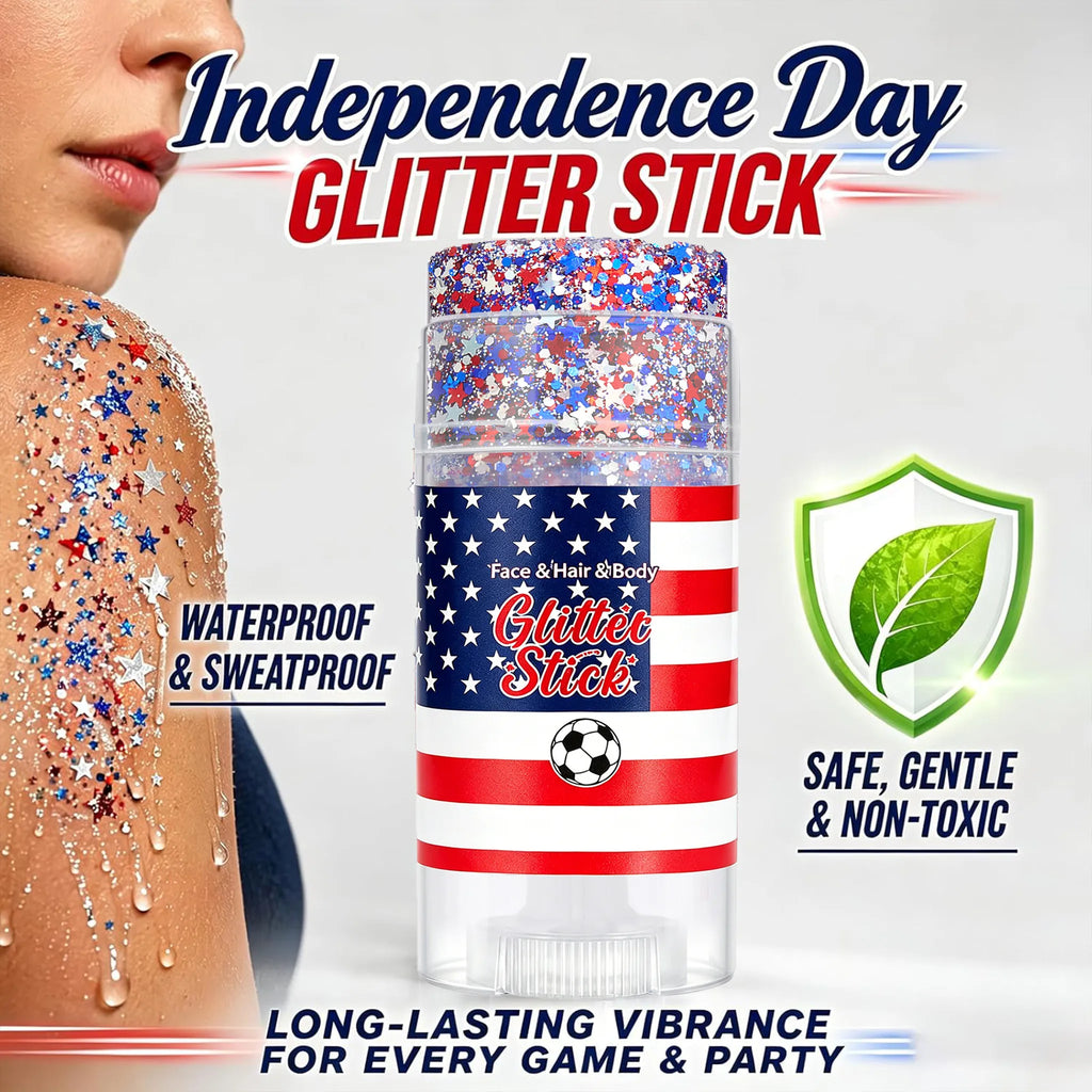 🇺🇸 Patriotic-Themed Body Glitter Sticks