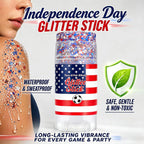 🇺🇸 Patriotic-Themed Body Glitter Sticks