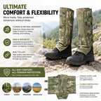🐍 Hunting Snake Gaiters — Durable, Unisex Protection for Your Calves