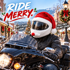 Festive Plush Motorcycle Helmet Covers – Santa & Pumpkin