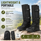🐍 Hunting Snake Gaiters — Durable, Unisex Protection for Your Calves