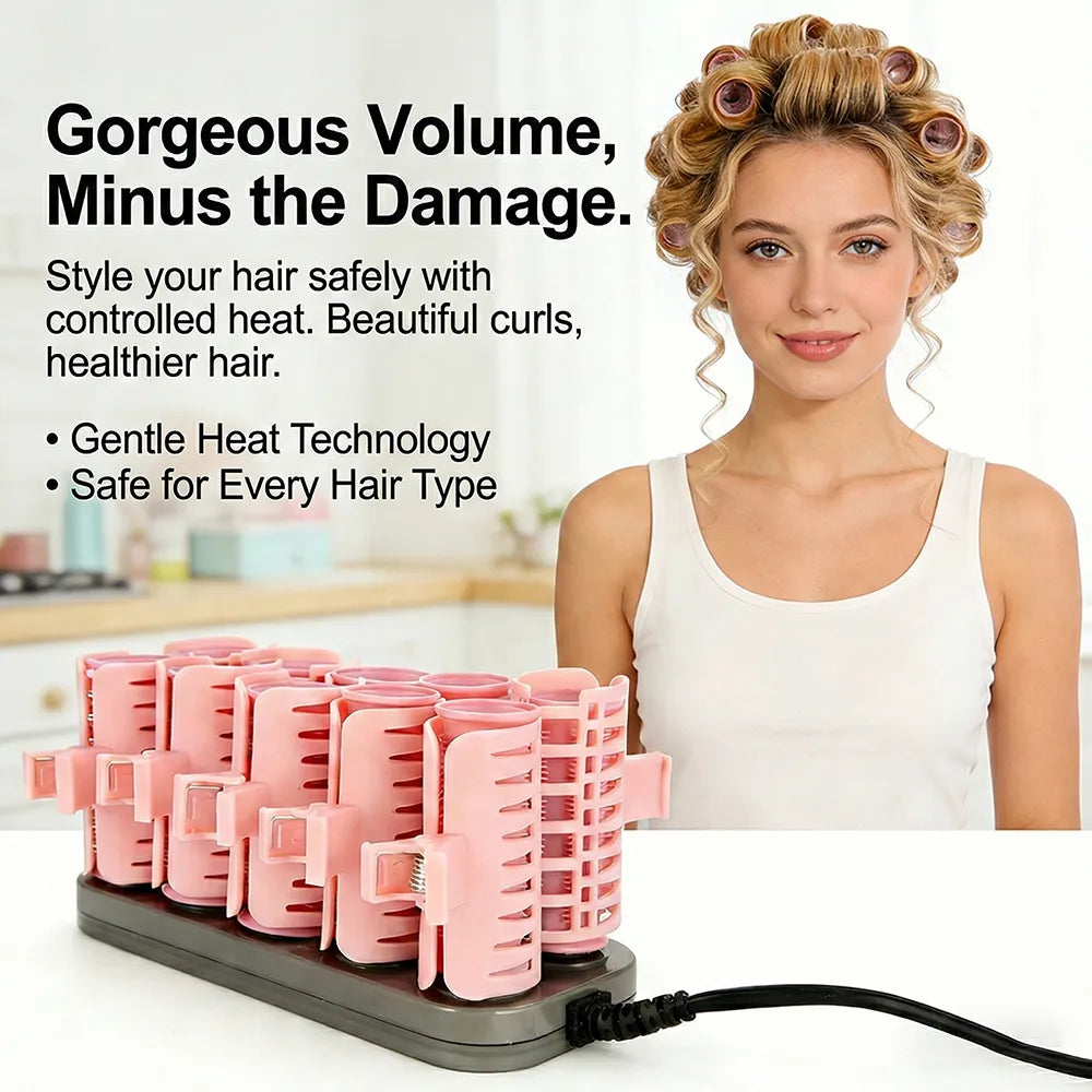✨ Electric Hair Curlers Set
