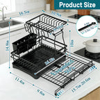 Dish Drying Rack Ends Counter Clutter Fast ✨