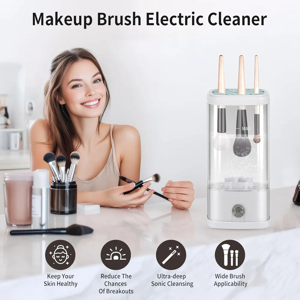 💄 Electric Makeup Multi-Functional Cosmetic Brush Cleaner