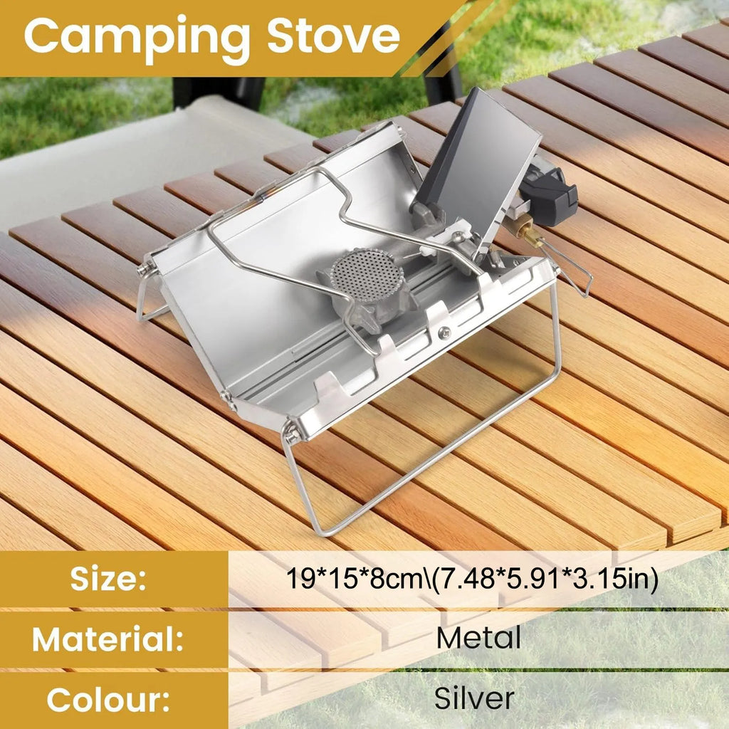 🔥 Camping Stove Outdoor Portable Windproof High-Power Cassette Gas Stove
