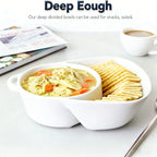 🥣 Chip & Dip Bowl Set — Anti-Soggy Cereal & Multi-Use Serving Bowl