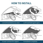 Cartoon Eyes Car Sun Shade for Windshield, Sun Shade Accessories Foldable