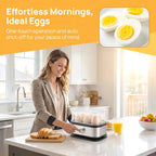 🥚 Fast 6-Egg Cooker – Quick Breakfast Egg Boiler & Steamer