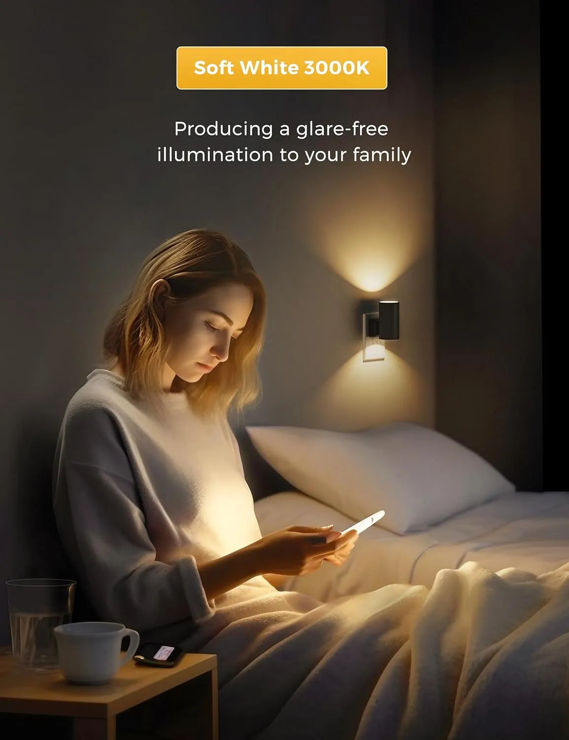 LED Night Light Plug in,Dusk to Dawn Sensor