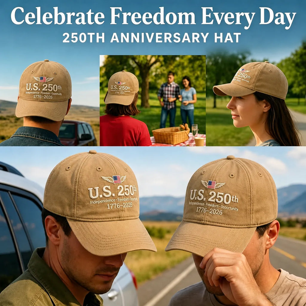🦅 Eagle & Liberty – United States 250th Anniversary Hat