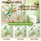 🌸 Botanical Window Decals + Magnetic Storage Shelf Set
