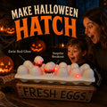 Glowing Zombie Chick Egg Tray Halloween Decoration