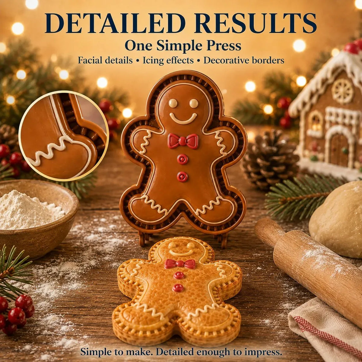 Press & Seal Christmas Mini Pie Mold Collection