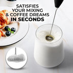 🔥Hot Sale 49% OFF-Milk Frother Handheld With Stand（Various collection colors）
