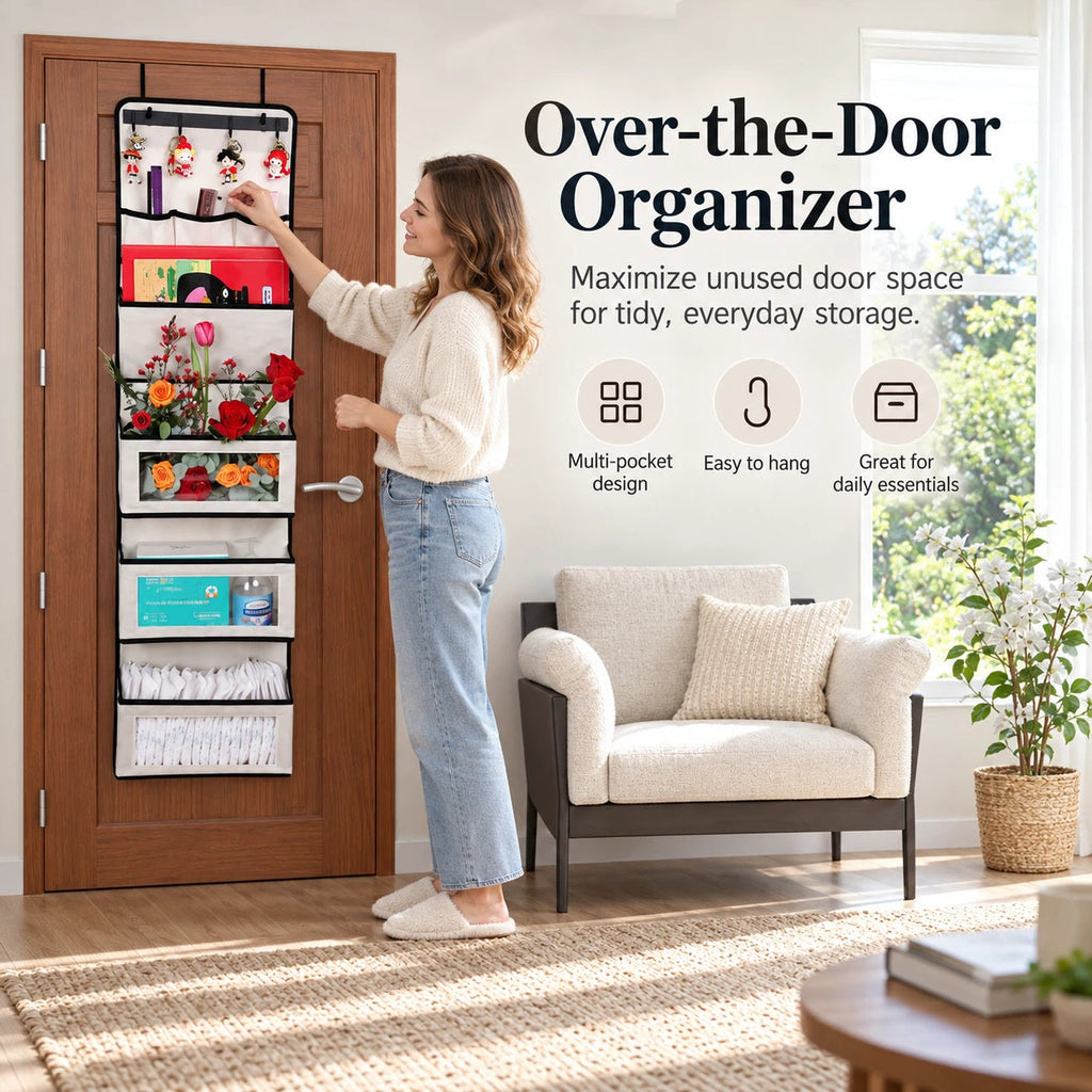 Over-the-Door Multi-Pocket Organizer