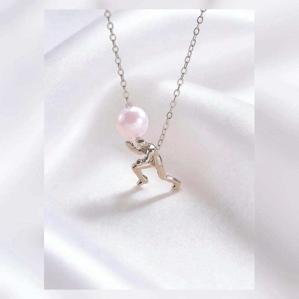 Keep Going Pearl Pendant Necklace