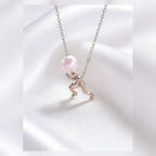 Keep Going Pearl Pendant Necklace