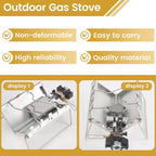 🔥 Camping Stove Outdoor Portable Windproof High-Power Cassette Gas Stove