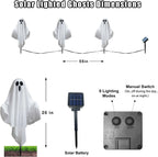Solar-Powered Floating Ghost Pathway Lights