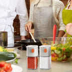 2PCS Smart Salt & Spice Dispenser – Precision Seasoning with One-Touch Control