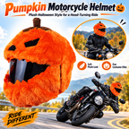 Festive Plush Motorcycle Helmet Covers – Santa & Pumpkin