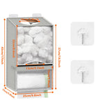 🛍️2-in-1 Hanging Storage Organizer — Large Capacity Plastic Bag & Trash Bag Dispenser