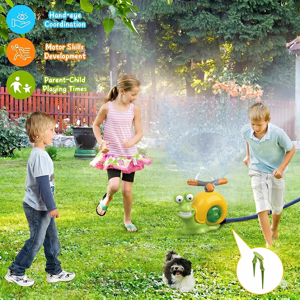 🐌 2-in-1 Snail Sprinkler Baseball Toy for Kids