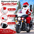 Festive Plush Motorcycle Helmet Covers – Santa & Pumpkin