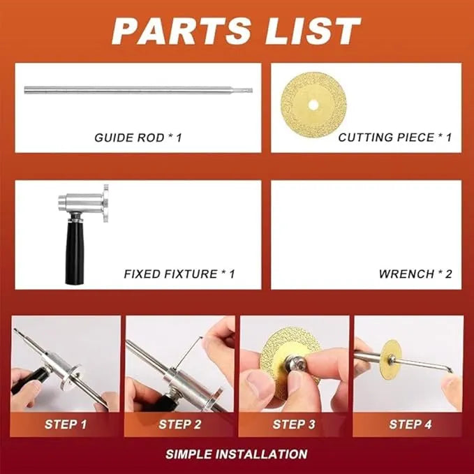Inside PVC Pipe Cutter with Diamond Grit Cutting Wheel – Precision Cutting for Plumbing Projects