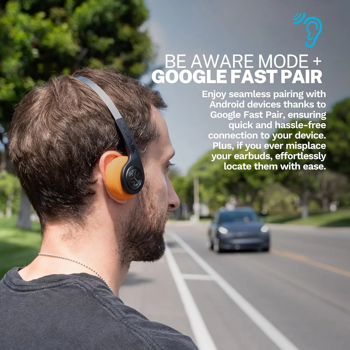 Retro Wireless Headphones with 22+ Hour Playtime, Dual Device Bluetooth, App-Controlled EQ & Foam Cushions