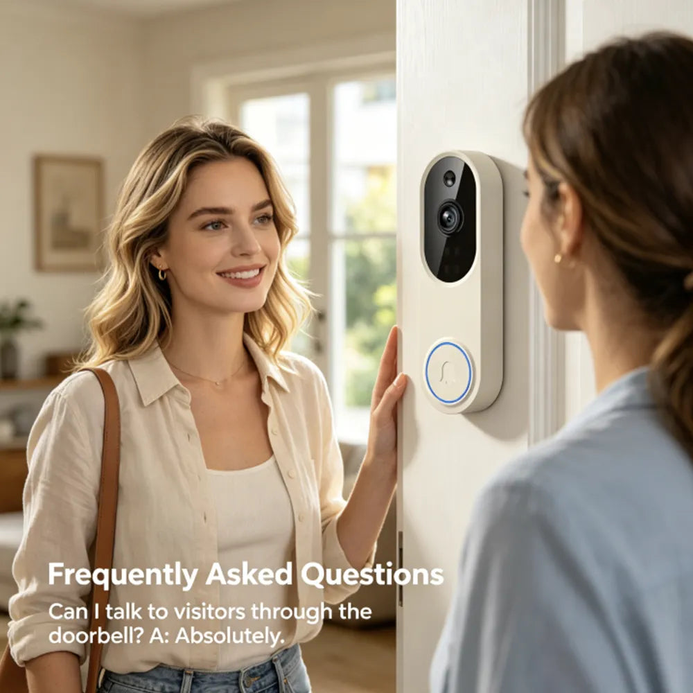 🚪 Smart 1080P Wi-Fi Video Doorbell Camera