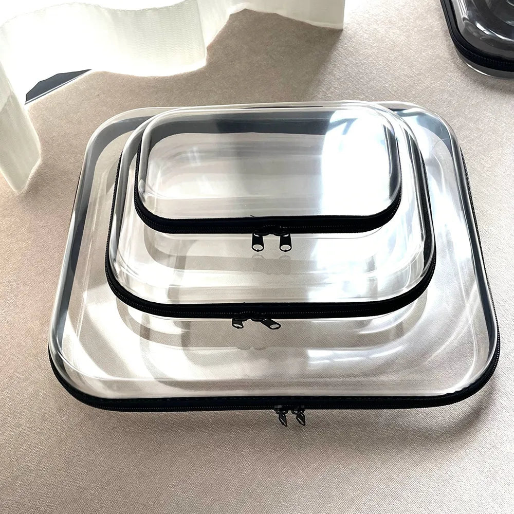 🧳 Clear Zipper Storage Organizer Set – Simple, Practical Everyday Storage