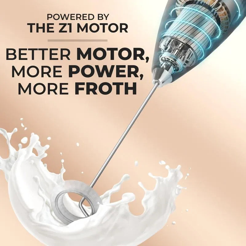 🔥Hot Sale 49% OFF-Milk Frother Handheld With Stand（Various collection colors）