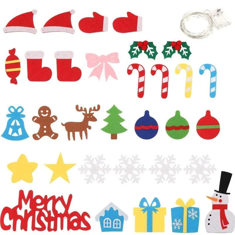 🎁DIY Filz-Weihnachtsbaum-Set