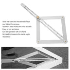 Precision Multi-Angle Measuring Ruler