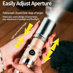 🔦Mini Laser Flashlight — Portable Multi-Function Outdoor Light