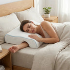Couple Comfort Memory Foam Arm-Channel Pillow