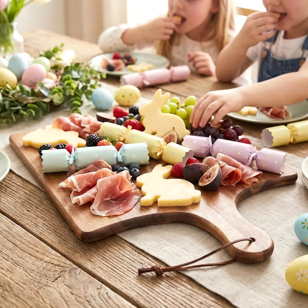 🥚 Double-Sided Wooden Deviled Egg Tray & Serving Board