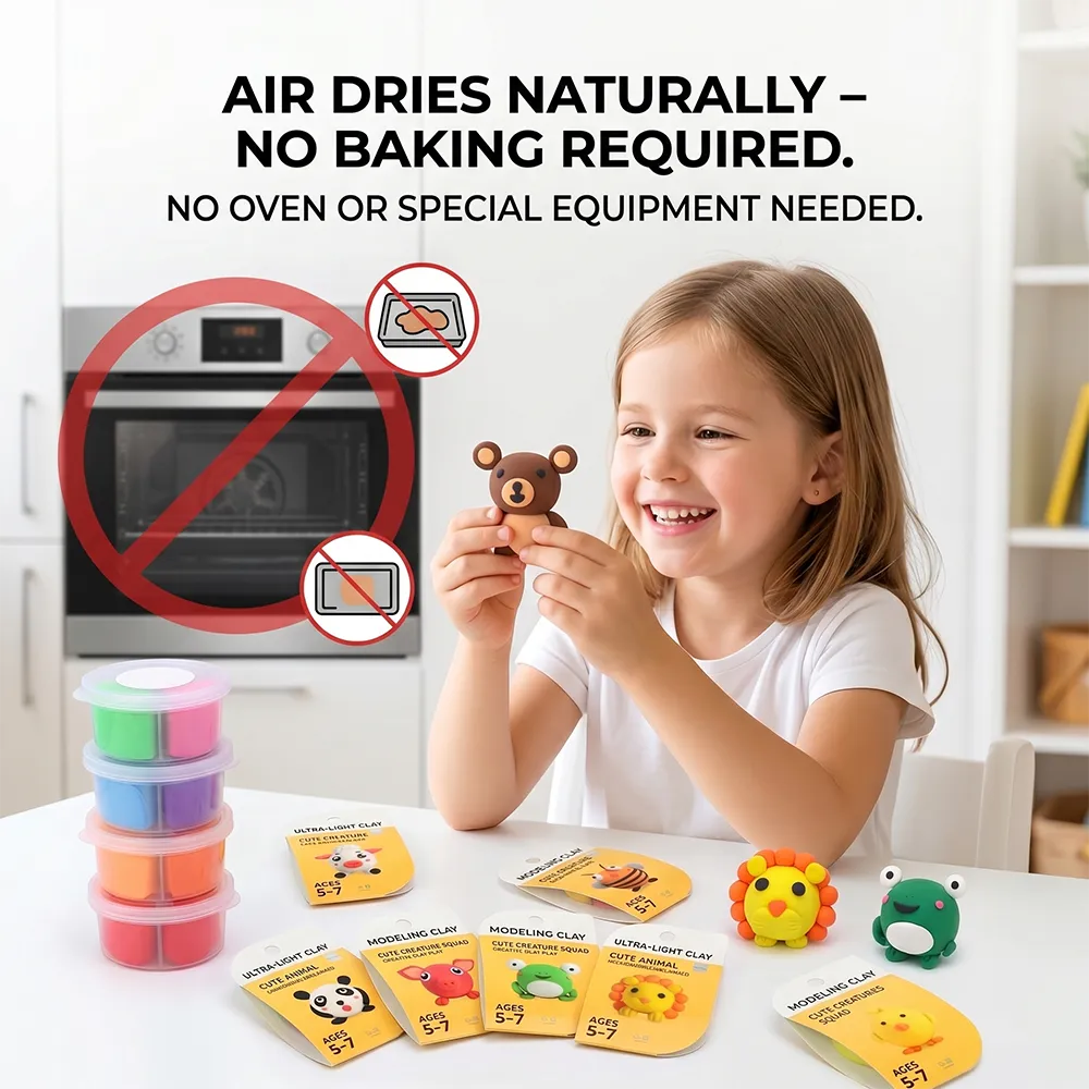 🎨 Air-Dry Clay Kit for Kids