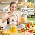 Portable Electric Juicer Cup with zero cord hassle 🥤: Drink fresh nutrient-rich smoothies without struggling with heavy blenders 🍓