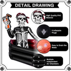 40-Gallon Inflatable Pirate Skeleton Cooler for Halloween
