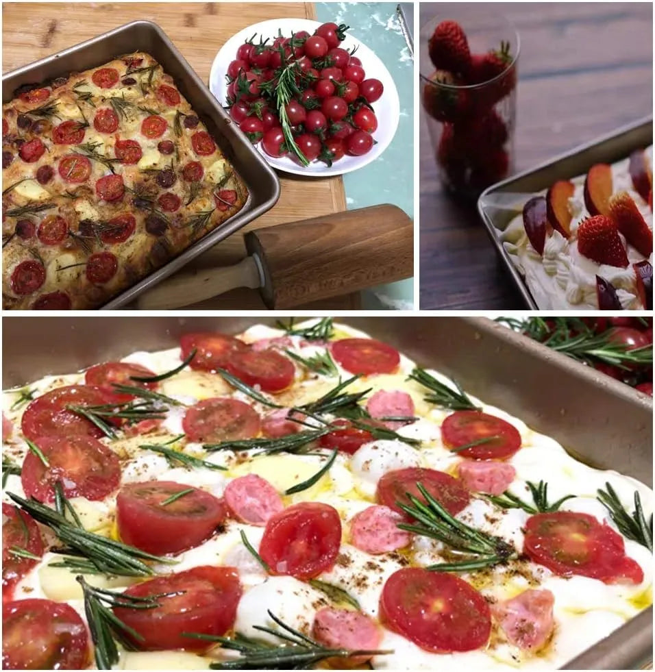 Nonstick Baking Pans Set - 9-inch, 13-inch, 15-inch – Perfect for Meats, Bread, and Cakes 🍰