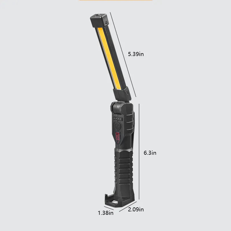 🔦 Double-sided COB folding work light
