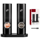 🧂⚡Electric Salt & Pepper Grinder Set – 2 Pack Automatic Spice Mills