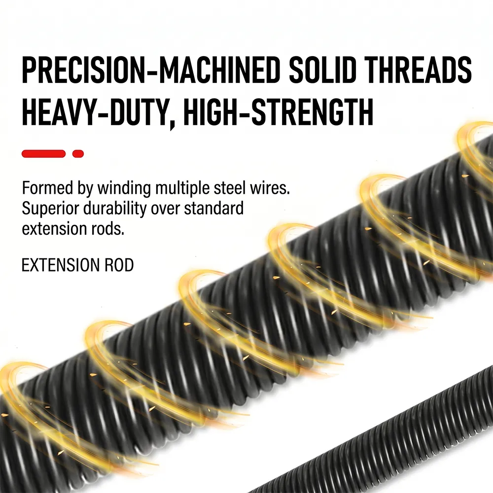 🔧 Flexible Shaft Extension Bar – Reach Tight Spaces with Maximum Torque