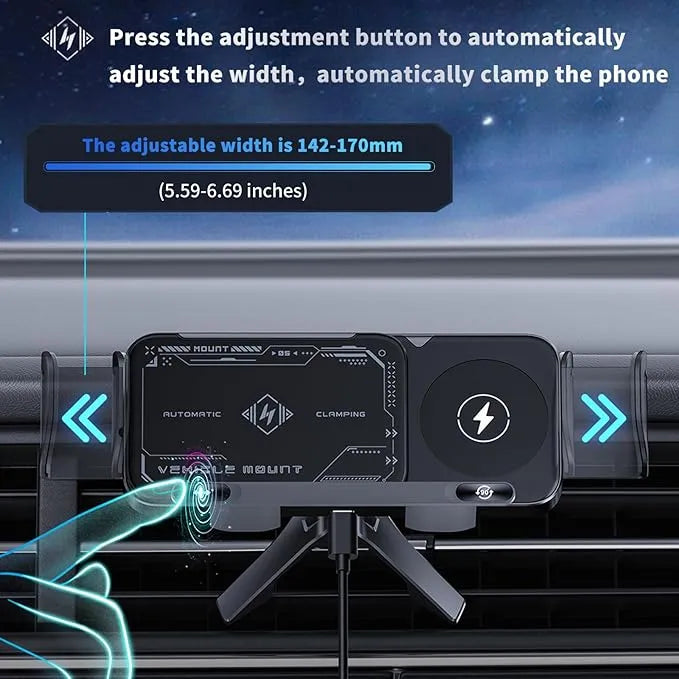 AutoGrip Wireless Car Charger Mount