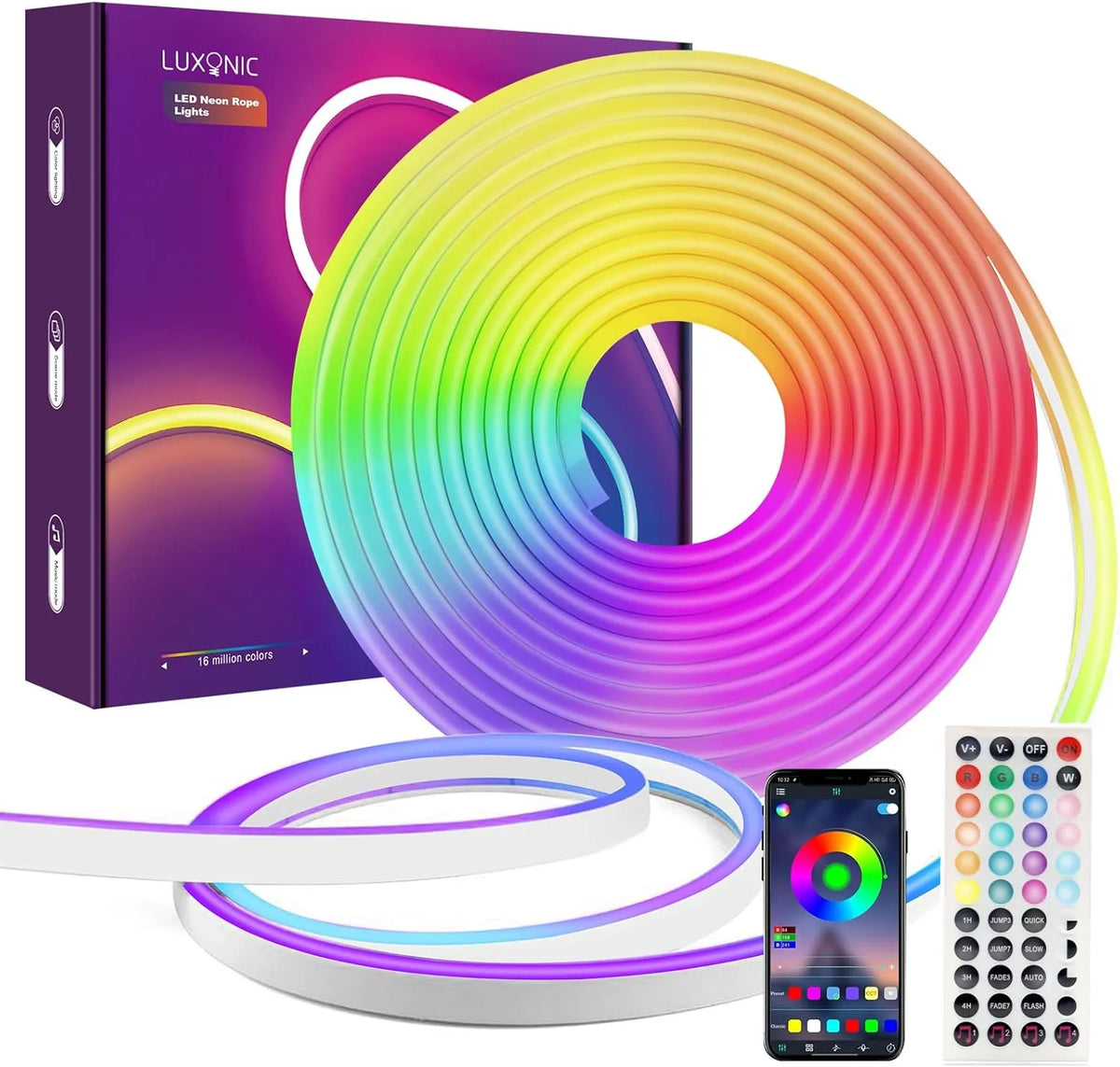 LED light strip RGB with IC neon light strip